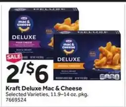 Stop&Shop Kraft Deluxe Mac & Cheese offer