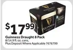 Stop&Shop Guinness Draught 8 Pack offer