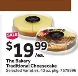 Stop&Shop The Bakery Traditional Cheesecake offer