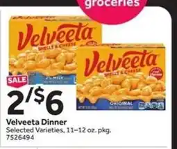 Stop&Shop Velveeta Dinner offer