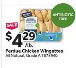 Stop&Shop Perdue Chicken Wingettes offer