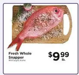 ShopRite Fresh Whole Snapper offer
