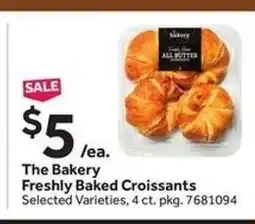 Stop&Shop The Bakery Freshly Baked Croissants offer