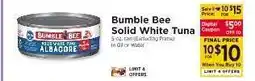 ShopRite Bumble Bee Solid White Tuna offer