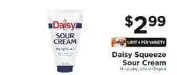 ShopRite Daisy Squeeze Sour Cream offer