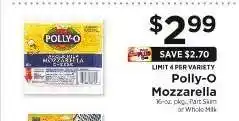 ShopRite Polly-O Mozzarella offer