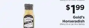 ShopRite Gold's Horseradish offer