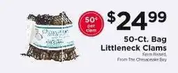 ShopRite 50-ct. Bag Littleneck Clams offer