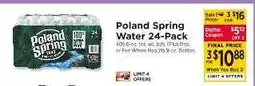 ShopRite Poland Spring Water 24-Pack offer
