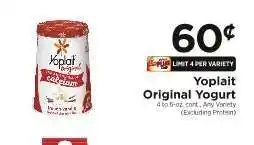 ShopRite Yoplait Original Yogurt offer
