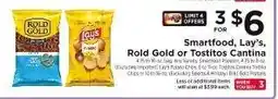 ShopRite Smartfood, Lay’s, Rold Gold or Tostitos Cantina offer