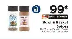 ShopRite Bowl & Basket Spices offer