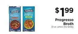 ShopRite Progresso Broth offer