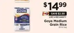 ShopRite Goya Medium Grain Rice offer