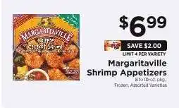 ShopRite Margaritaville Shrimp Appetizers offer