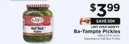 ShopRite Ba-tampte Pickles offer