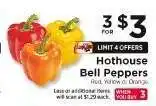 ShopRite HotHouse Bell Peppers offer