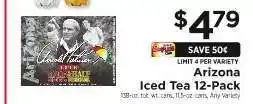 ShopRite Arizona Iced Tea 12-Pack offer
