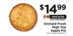 ShopRite Orchard Fresh High Top Apple Pie offer