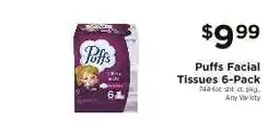 ShopRite Puffs Facial Tissues 6-Pack offer