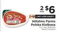 ShopRite Hillshire Farms Polska Kielbasa offer