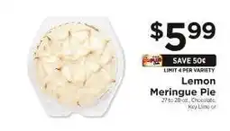 ShopRite Lemon Meringue Pie offer