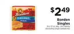ShopRite Borden Singles offer