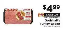 ShopRite Godshall's Turkey Bacon offer