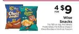 ShopRite Wise Snacks offer
