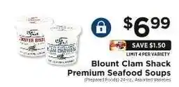 ShopRite Blount Clam Shack Premium Seafood Soups offer