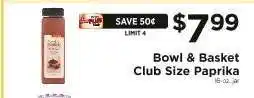 ShopRite Bowl & Basket Club Size Paprika offer