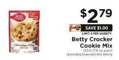ShopRite Betty Crocker Cookie Mix offer