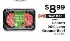 ShopRite Laura's 96% Lean Ground Beef offer