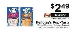 ShopRite Kellogg's Pop-Tarts offer