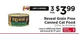 ShopRite Reveal Grain Free Canned Cat Food offer