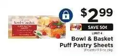 ShopRite Bowl & Basket Puff Pastry Sheets offer