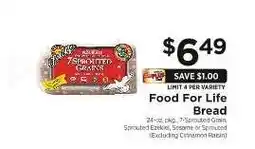 ShopRite Food For Life Bread offer