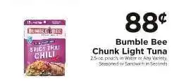 ShopRite Bumble Bee Chunk Light Tuna offer