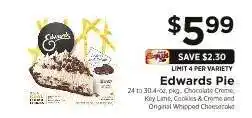 ShopRite Edwards Pie offer