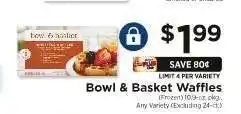 ShopRite Bowl & Basket Waffles offer
