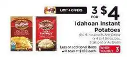 ShopRite Idahoan Instant Potatoes offer