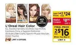ShopRite L'Oréal Hair Color offer