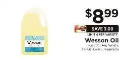 ShopRite Wesson Oil offer