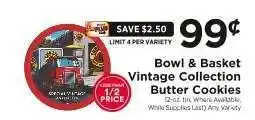 ShopRite Bowl & Basket Vintage Collection Butter Cookies offer