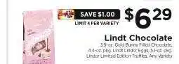 ShopRite Lindt Chocolate offer