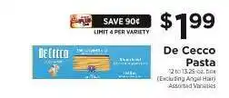 ShopRite De Cecco Pasta offer