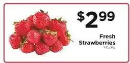 ShopRite Fresh Strawberries offer