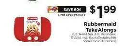 ShopRite Rubbermaid Takealongs offer