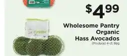 ShopRite Wholesome Pantry Organic Hass Avocados offer
