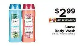 ShopRite Suave Body Wash offer